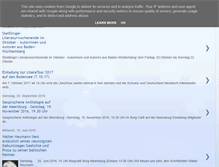 Tablet Screenshot of litblog.literaturwelt.de
