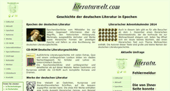 Desktop Screenshot of literaturwelt.com