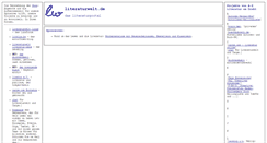 Desktop Screenshot of literaturwelt.de
